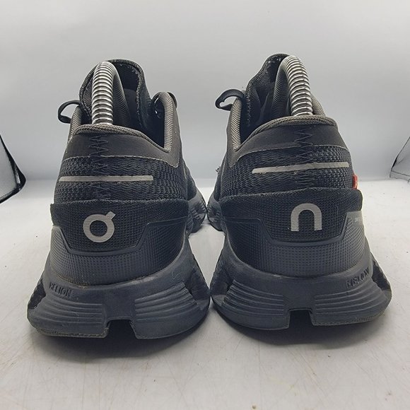 On Cloud X Mens 7.5 Triple Black Asphalt Athletic Sneaker Shoes Running - Picture 6 of 14